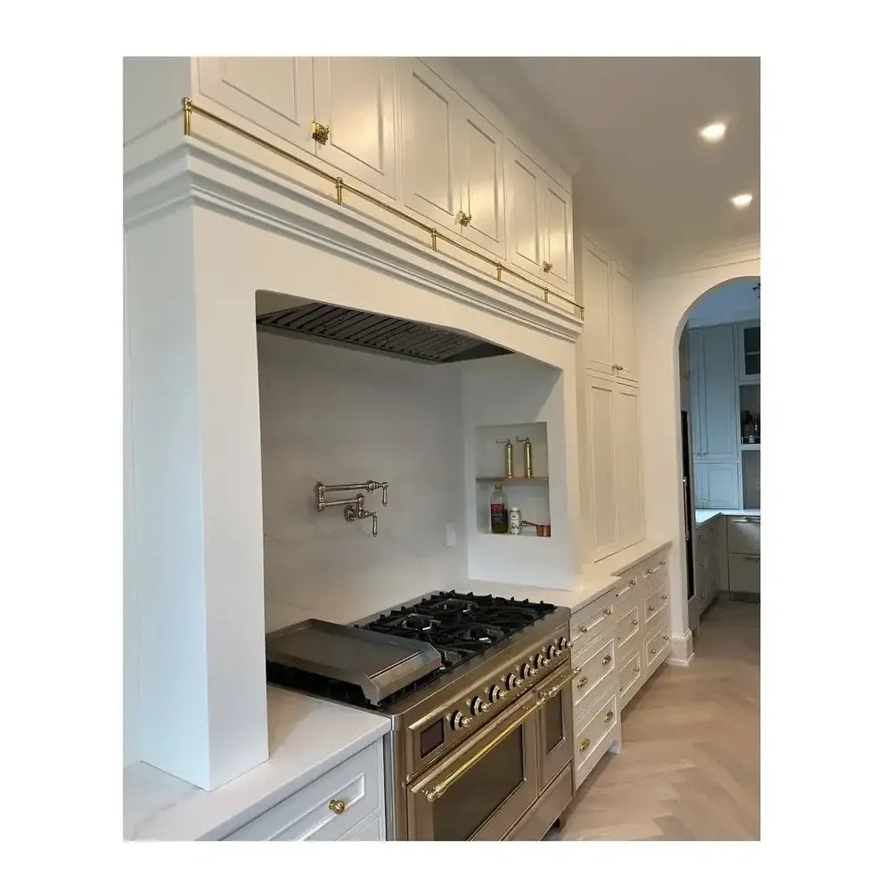 ILVE Majestic II 48" Dual Fuel Freestanding Range in Stainless Steel with Brass Trim, UM12FDNS3SSG
