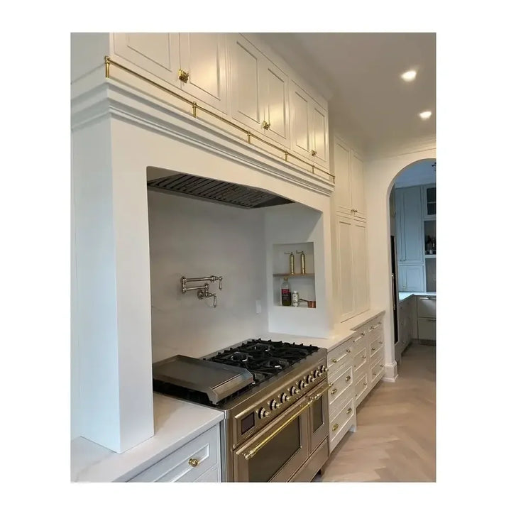 ILVE Majestic II 48" Dual Fuel Freestanding Range in Stainless Steel with Brass Trim, UM12FDNS3SSG