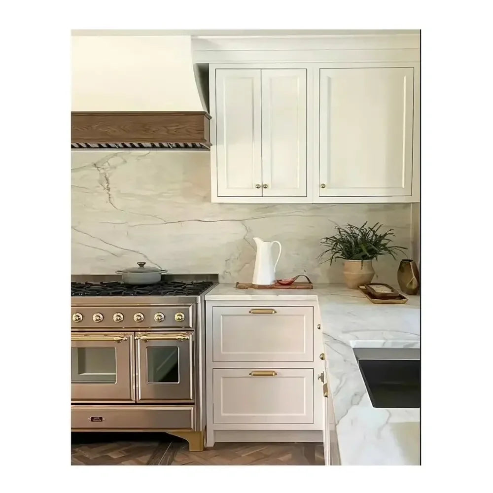 ILVE Majestic II 48" Dual Fuel Freestanding Range in Stainless Steel with Brass Trim, UM12FDNS3SSG
