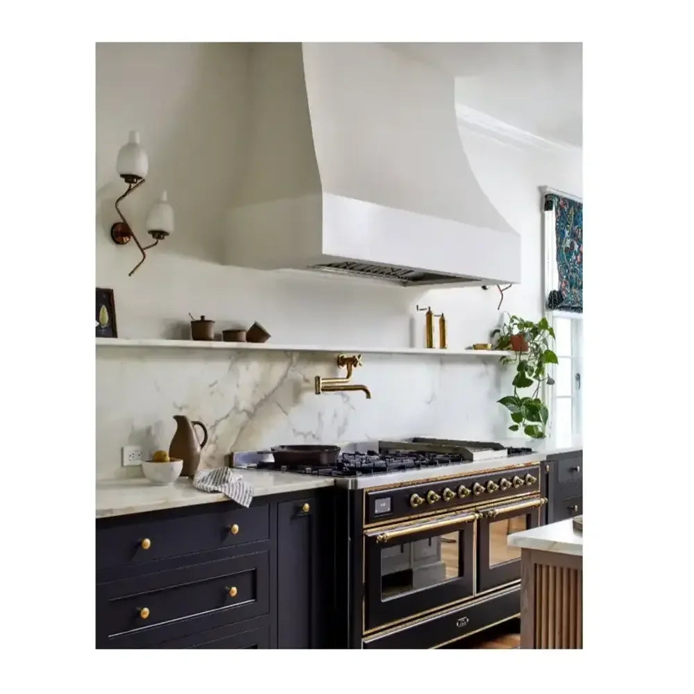 ILVE Majestic II 60" Dual Fuel Freestanding Range in Graphite Matte with Brass Trim, UM15FDNS3MGG