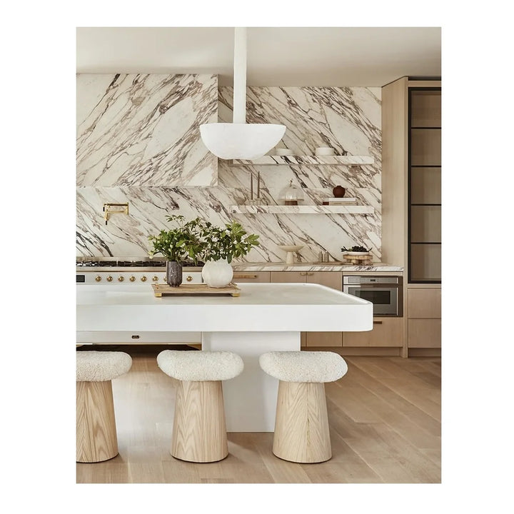 ILVE Majestic II 60" Dual Fuel Freestanding Range in White with Brass Trim, UM15FDNS3WHG