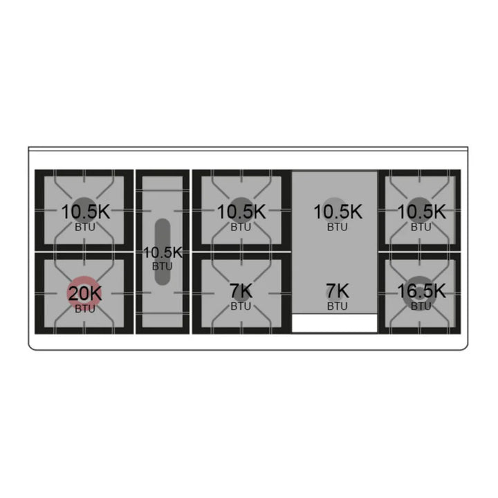 ILVE Majestic II 60" Dual Fuel Freestanding Range in White with Brass Trim, UM15FDNS3WHG