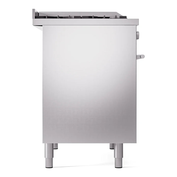 ILVE Professional Plus II 40" Dual Fuel Freestanding Range in Stainless Steel with Satin Trim, UPD40FWMPSSLP
