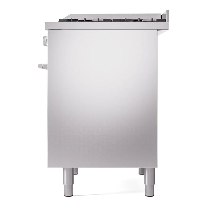 ILVE Professional Plus II 40" Dual Fuel Freestanding Range in Stainless Steel with Satin Trim, UPD40FWMPSSLP