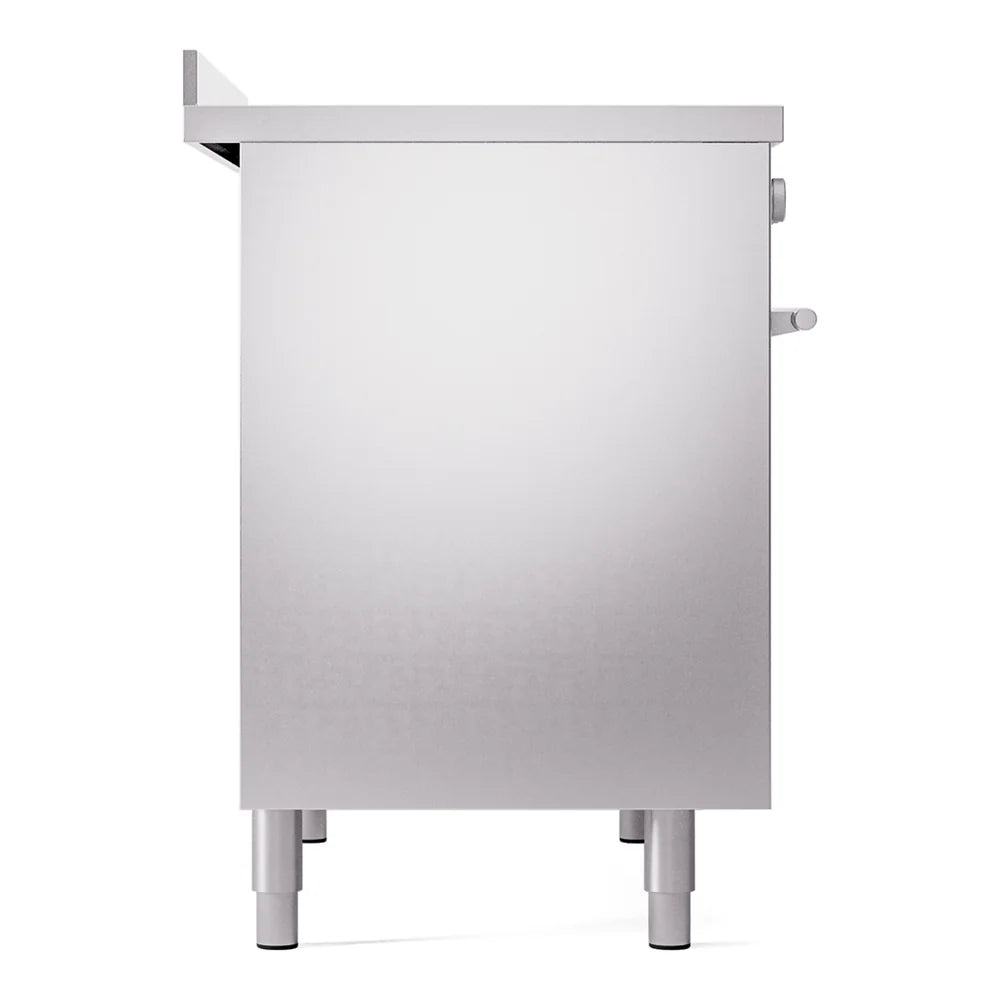 ILVE Professional Plus II 40" Induction Freestanding Range in Stainless Steel with Stainless Steel Trim, UPDI406WMPSS