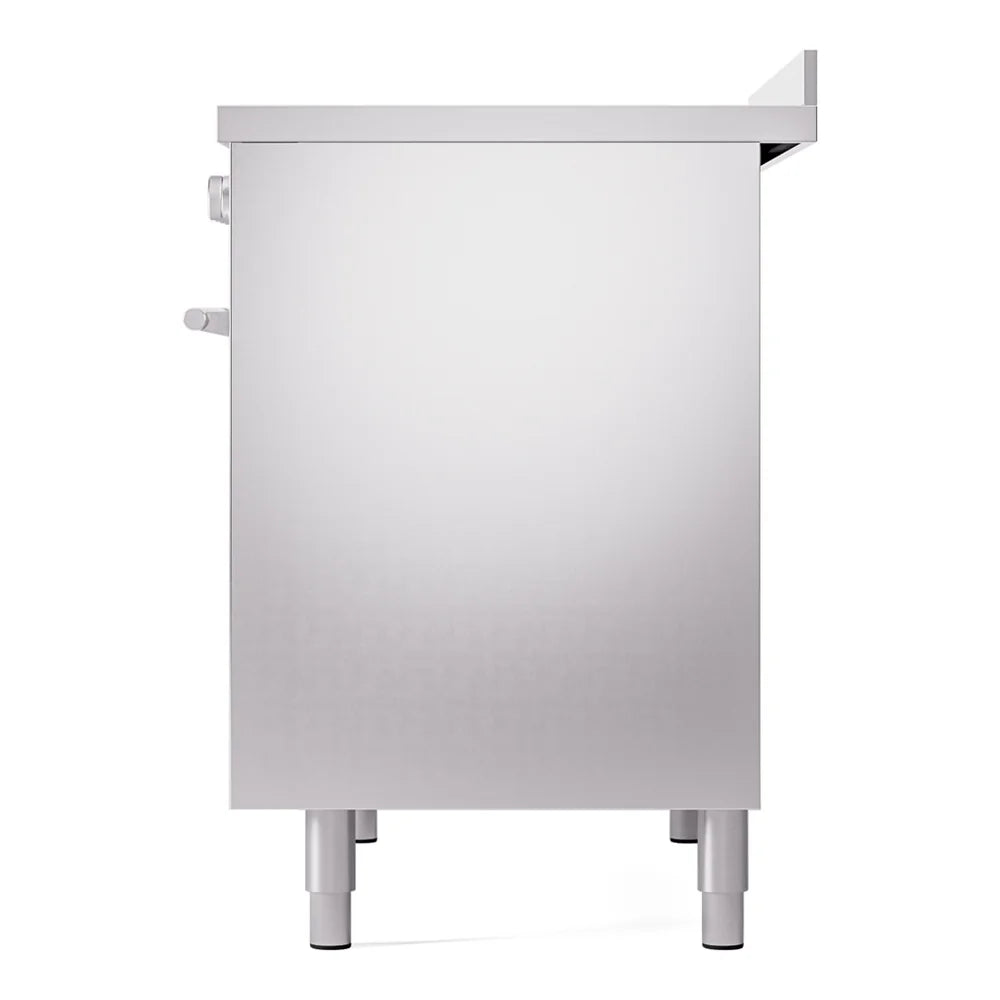 ILVE Professional Plus II 40" Induction Freestanding Range in Stainless Steel with Stainless Steel Trim, UPDI406WMPSS